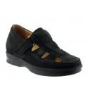 SANDALE REHAUSSANTE SELLERO NOIR +7CM