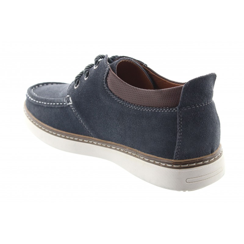 mocassin grandissant Homme - Gris foncé - Nubuck - +5,5 CM - Pistoia - Mario Bertulli