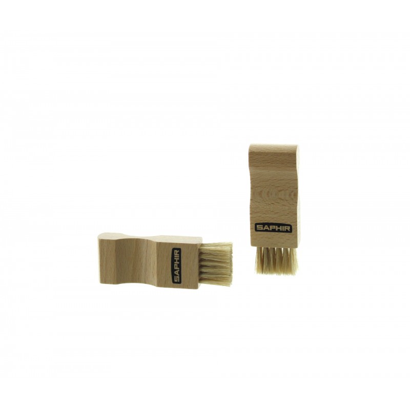 Brosse pommadier - kit entretien chaussures - pour chaussures grandissantes Mario Bertulli