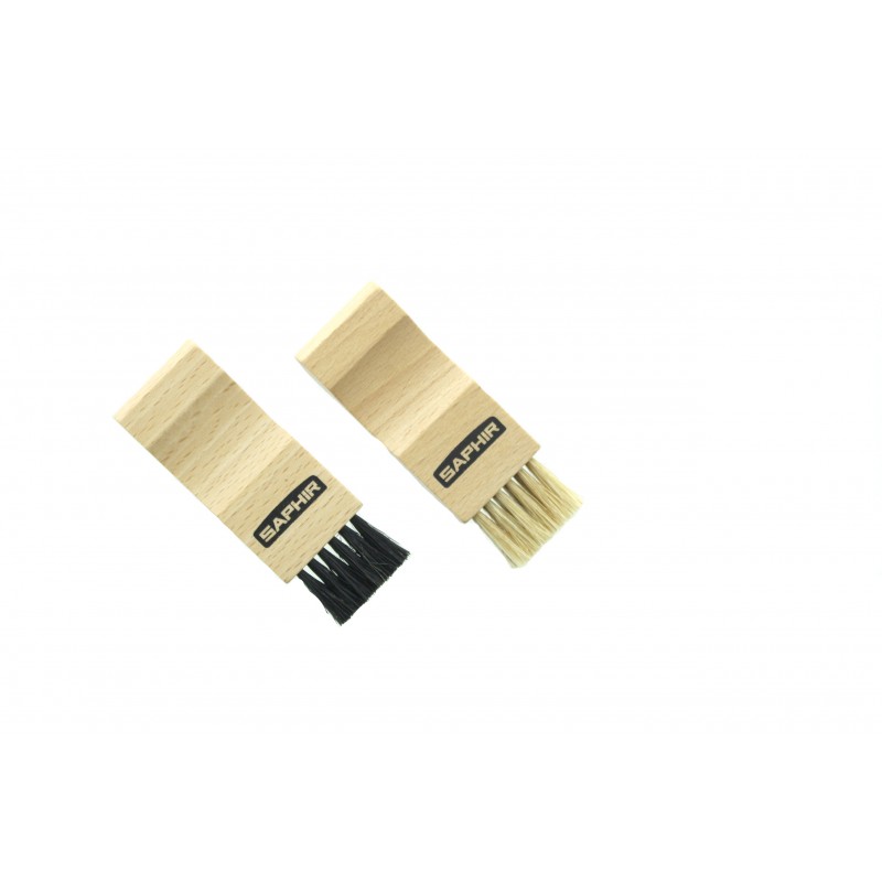Brosse pommadier - kit entretien chaussures - pour chaussures grandissantes Mario Bertulli
