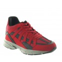 Włoskie buty podwyższające Mężczyzna - Czerwony - Skórzane/siatkowe  - +7 CM - Drena - Mario Bertulli