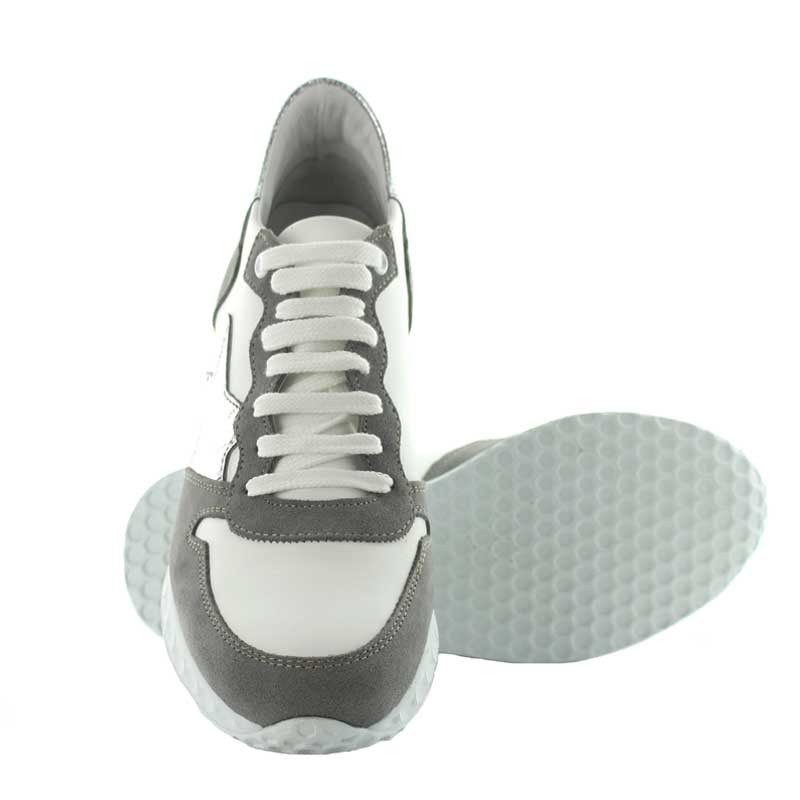 Sneakersy Giulia - beige +7cm