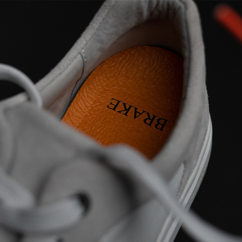 Seb Delanney DCS Sneakersy Podwyższające Białe/szare +6cm
