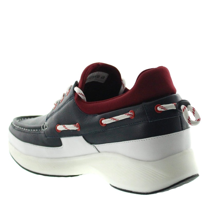 Diano Buty Podwyższające niebieski/czerwony +6cm