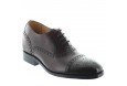 buty richelieu na koturnie Mężczyzna - Bordowy - Pełnoziarnista skóra cielęca - +6 CM - Stefano - Mario Bertulli