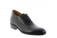 buty richelieu na koturnie Mężczyzna - Bordowy - Pełnoziarnista skóra cielęca - +6 CM - Fabiano  - Mario Bertulli