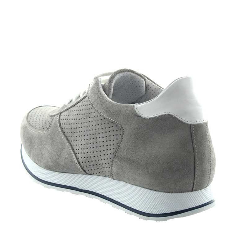 Camaiore Sneakersy Podwyższające ciemnoszare +7cm