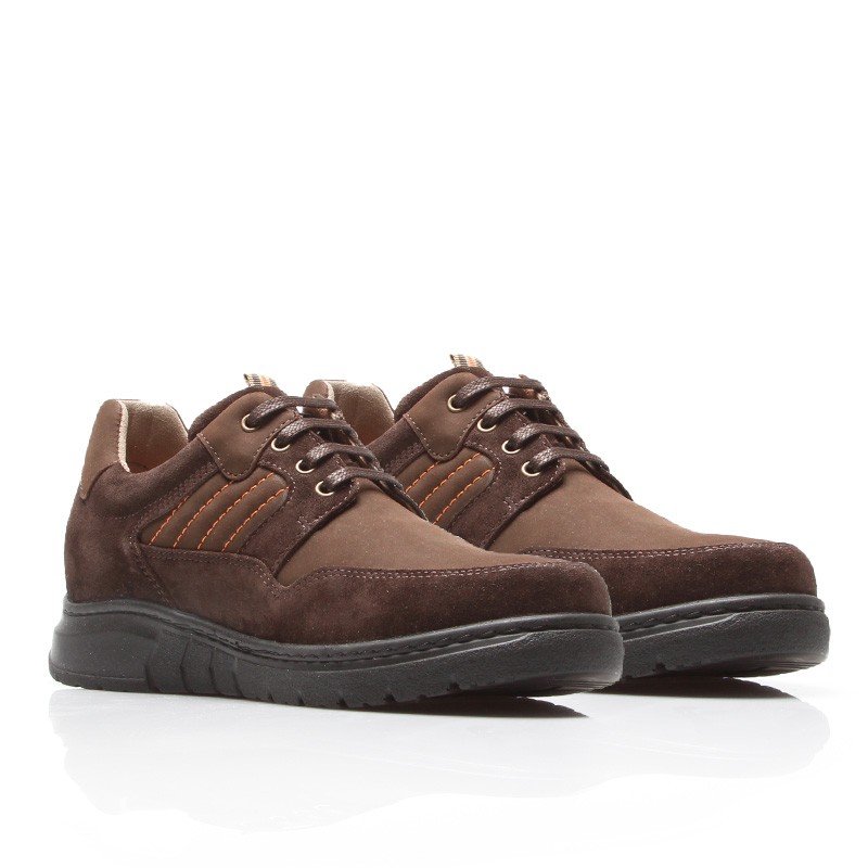 Chaussures Rehaussantes Ferrato Marron +6,5cm