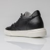 Sneaker Donato Czarny +7cm - mario bertulli