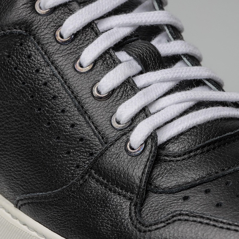 Sneaker Donato Czarny +7cm - mario bertulli