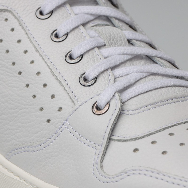 Sneaker Donato perłowo-biały +7cm - mario bertulli