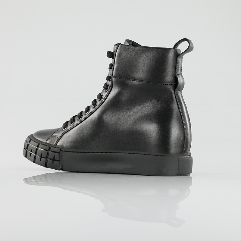 Sneaker Mello czarny +8cm - mario bertulli