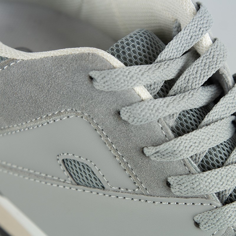 Męskie sneakersy podwyższające  | Jasnoszary +7 CM | Mario Bertulli
