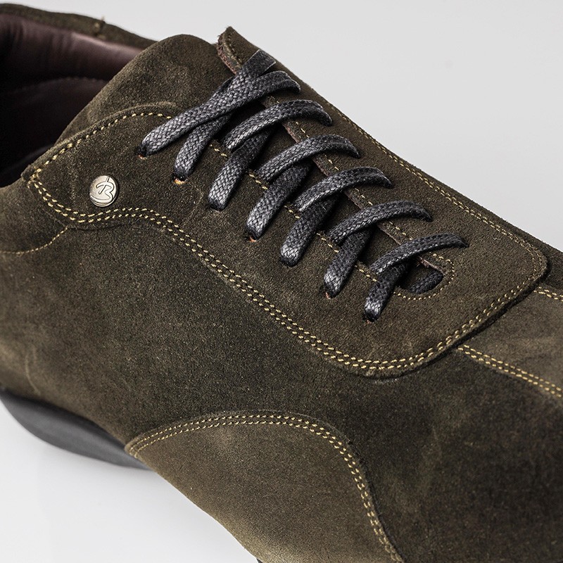 Sneaker z koturnem Męski | Khaki +5 CM | Mario Bertulli