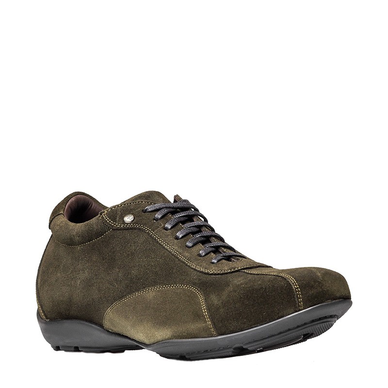 Sneaker z koturnem Męski | Khaki +5 CM | Mario Bertulli