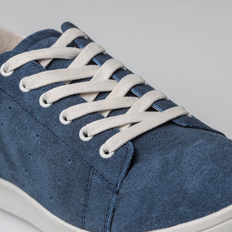 Męski sneaker na koturnie | Niebieski +5,5 CM | Mario Bertulli