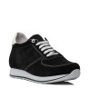 Sneaker na koturnie Męskie | Czarny +7 CM | Mario Bertulli