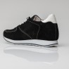 Sneaker na koturnie Męskie | Czarny +7 CM | Mario Bertulli