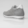 Sneaker na koturnie Męski | Jasnoszary +7 CM | Mario Bertulli