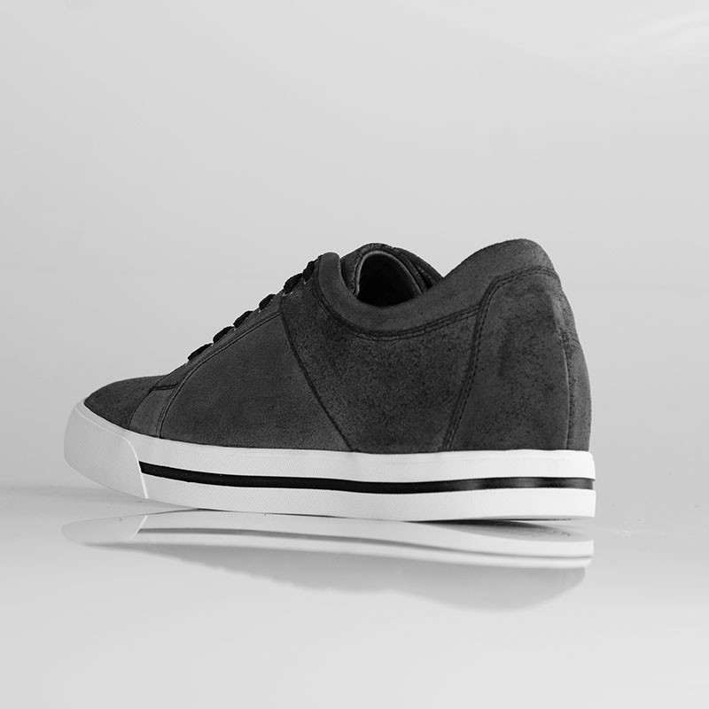 Sneaker mondolfo czarny vintage +6cm