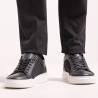 Sneakersy na koturnie Męskie | czarne +6 cm | Mario Bertulli