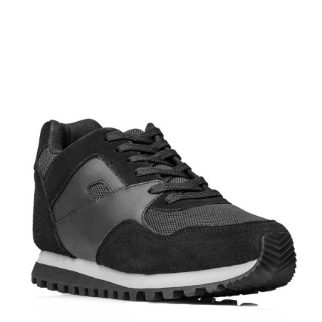 Sneakersy Pelago czarne +7cm - mario bertulli