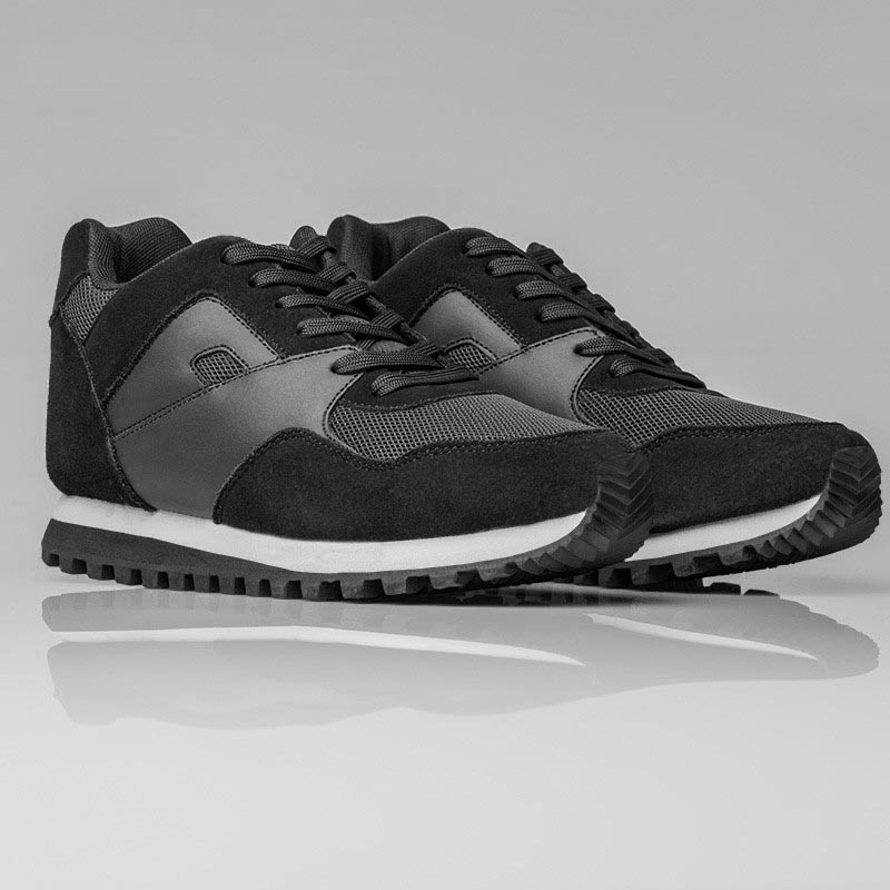 Sneakersy Pelago czarne +7cm - mario bertulli