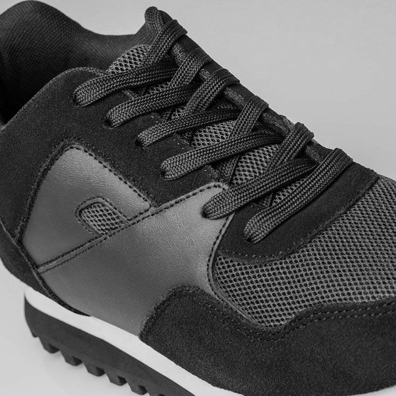 Sneakersy Pelago czarne +7cm - mario bertulli