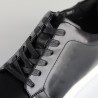 Sneaker męski na koturnie | Czarny +6,5 CM | Mario Bertulli