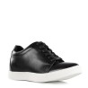 Sneaker męski na koturnie | Czarny +6,5 CM | Mario Bertulli