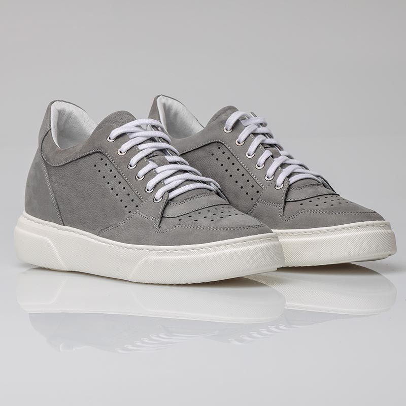 Sneaker Isolabona szary +7cm - mario bertulli