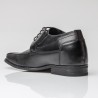 Buty Derby na koturnie męskie | Czarny +6 CM | Mario Bertulli