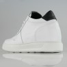 Sneaker męski na koturnie | Biały +9 cm | Mario Bertulli