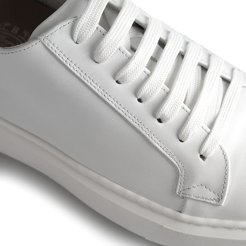 Sneaker z koturnem Męski | Biały +6 cm | Mario Bertulli