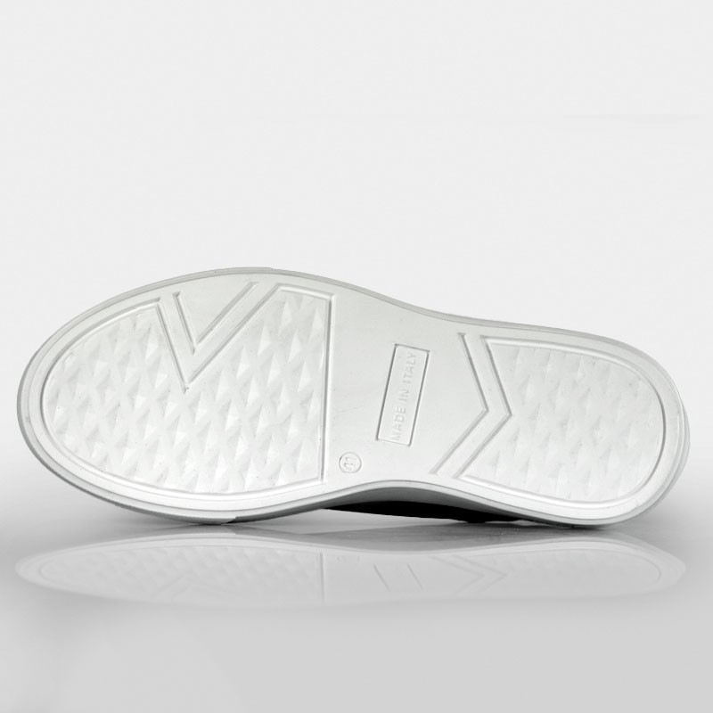 Sneaker z koturnem Męski | Biały +6 cm | Mario Bertulli