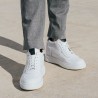 Sneaker męski na koturnie | Biały +9 cm | Mario Bertulli
