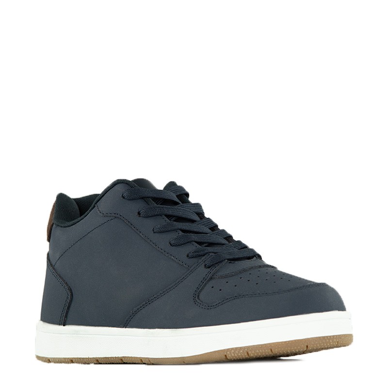 Sneaker na koturnie Męskie | Biały +5,5 cm | Mario Bertulli