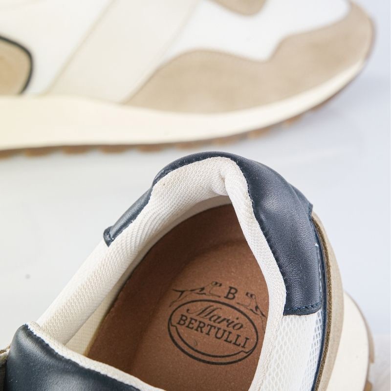Bellagio Beżowe Sneakersy +7.5 cm