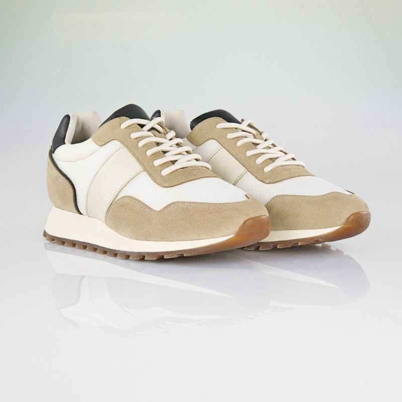 Bellagio Beżowe Sneakersy +7.5 cm