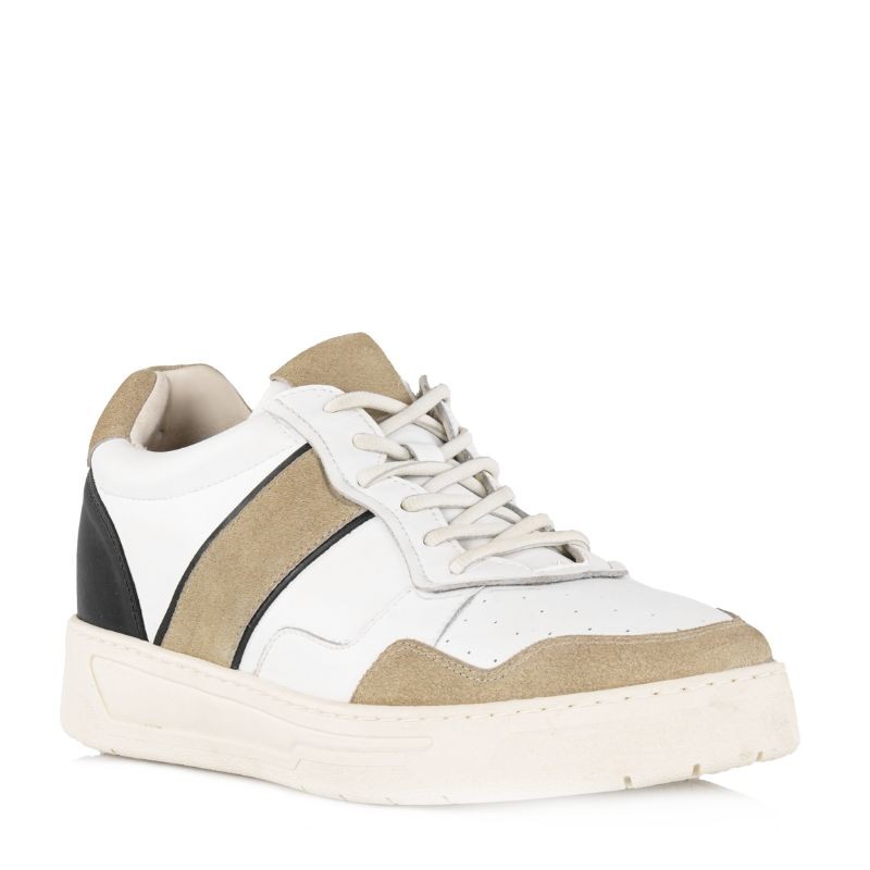 Asolo Sneakersy Podwyższające Białe +7 cm