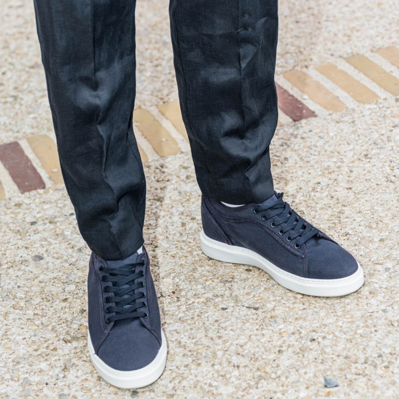 Sneakersy podwyższające Varenna Marine +7 cm