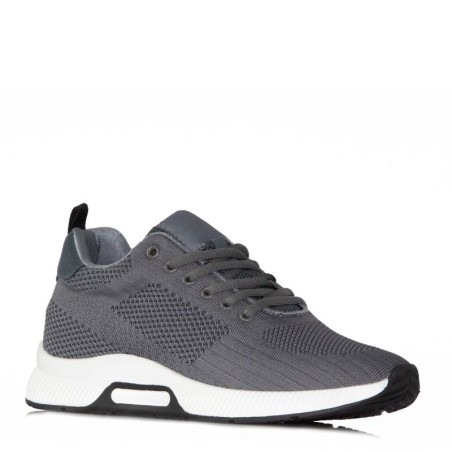 Sneakersy z podwyższeniem Anzio szare +5.5cm