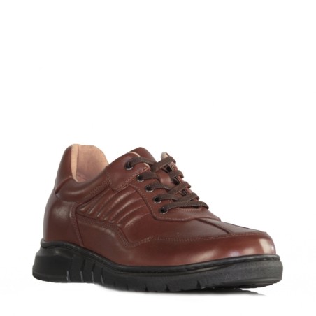 Buty podwyższające Pineto brązowe +7cm