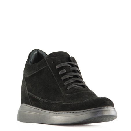 Sneakersy podwyższające Ravello czarne +9 cm