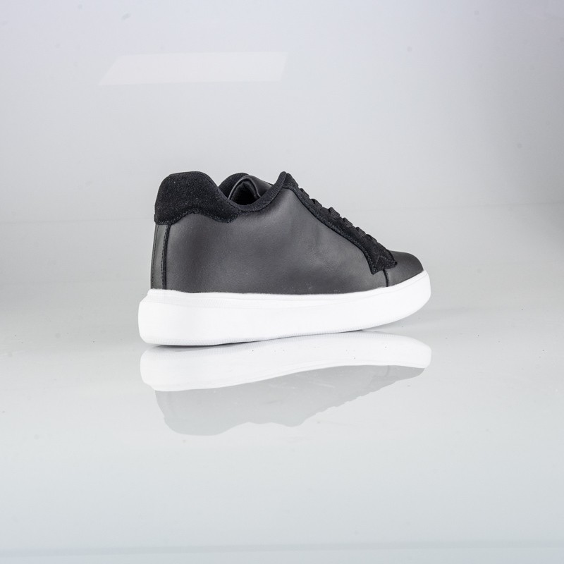 Lecce Sneakersy podwyższające czarne +7 cm