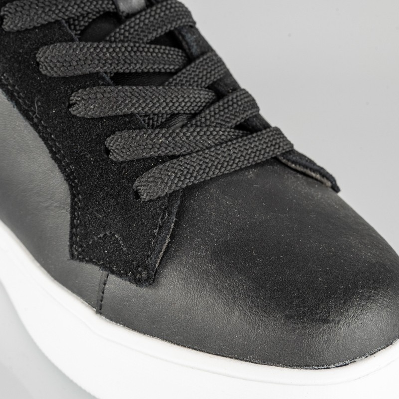 Lecce Sneakersy podwyższające czarne +7 cm