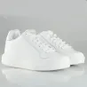 Lecce Sneakersy podwyższające Białe +7 cm (Rozmiar identyczny z zamówionym modelem)