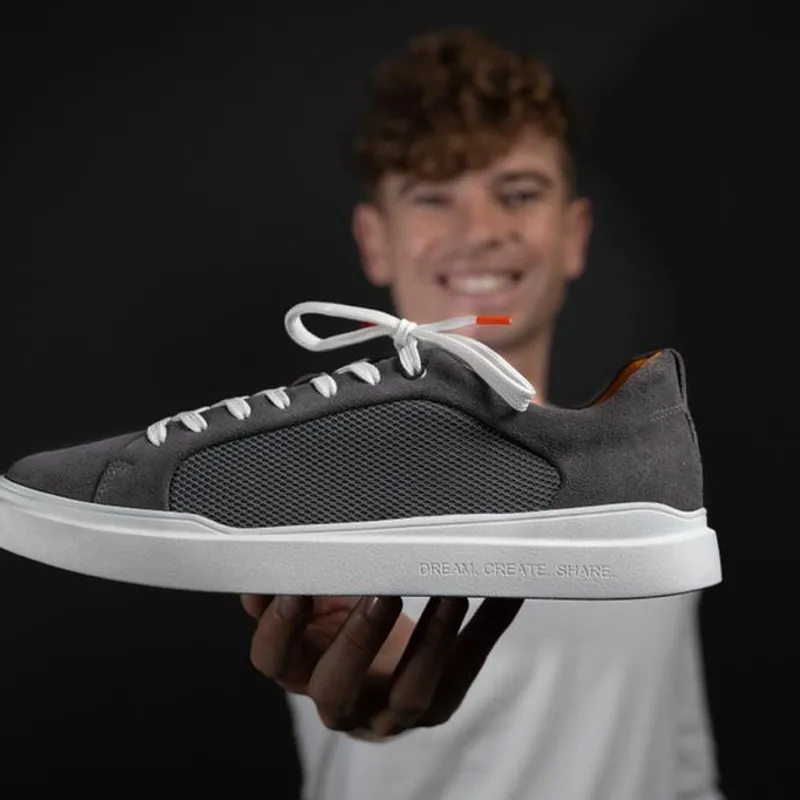 Sneakers Seb Delanney DCS szare - Mario Bertulli