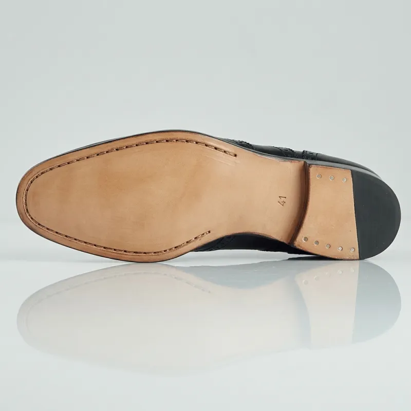Buty Richelieu Devote czarne
