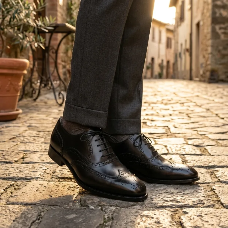 Buty Richelieu Devote czarne